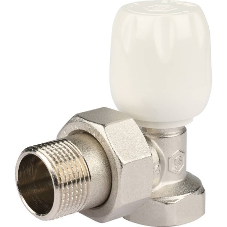 Клапан STOUT SVRs-1152-000020 ручной терморегулирующий угловой 3/4