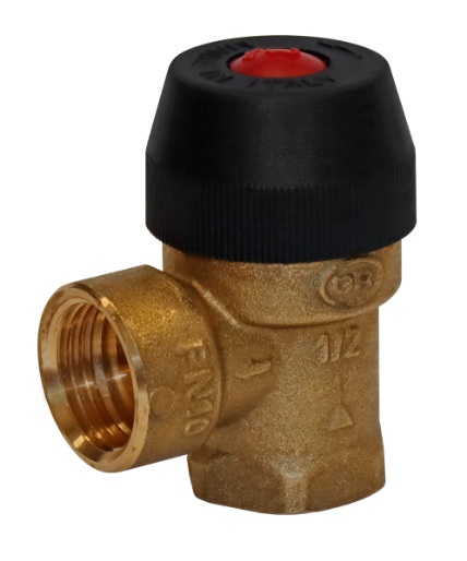 Клапан предохранительный для отопления STOUT 3 бар 1/2"х1/2" (487.130)