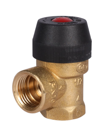 Клапан предохранительный для отопления STOUT 6 бар 1/2"х1/2" (487.160)