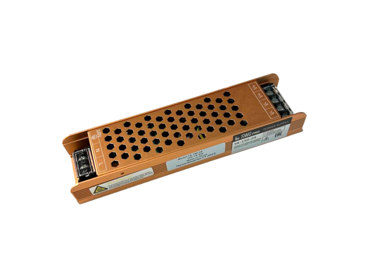 Блок питания SWG 24V 150W IP20 6,25A YA-150-24 002833 купить с доставкой по РФ