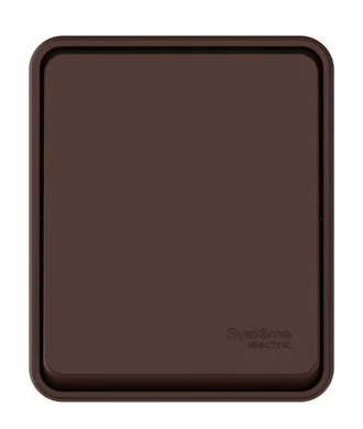 1-клавишный переключатель Systeme Electric AtlasDesign PROFI IP54 О/У 10 АХ, коричневый