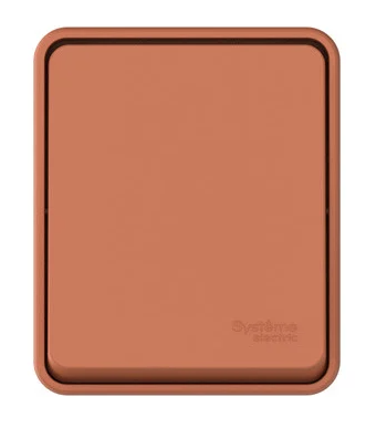 Переключатель Systeme Electric AtlasDesign PROFI IP54 О/У 1-клавишный 10 АХ, терракотовый