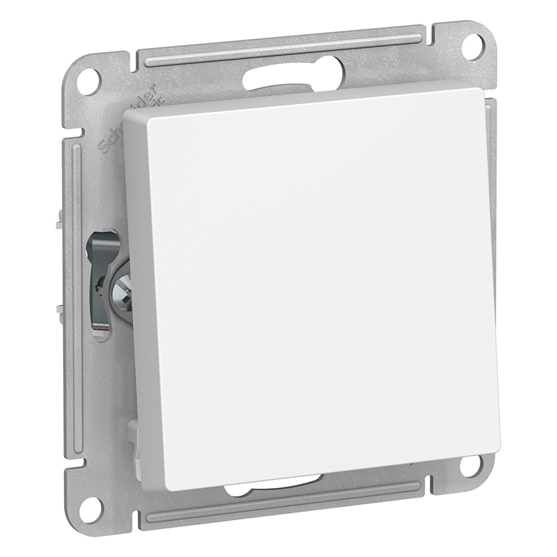 Переключатель Systeme Electric проходной 1-кл. СП AtlasDesign 10А IP20 (сх. 6) 10AX механизм бел. SE ATN000161