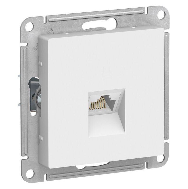Розетка Systeme Electric ATLASDESIGN компьютерная RJ45 механизм белый