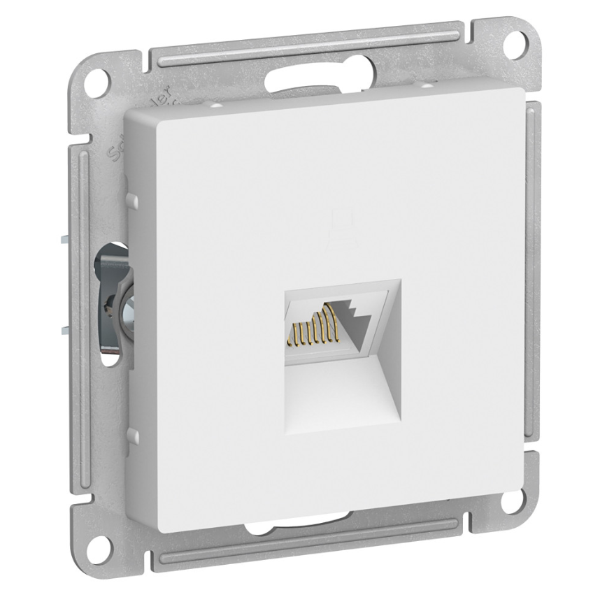 Розетка Systeme Electric ATLASDESIGN компьютерная RJ45, кат. 6A, механизм, белый
