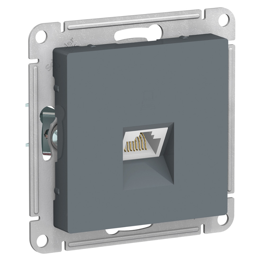 Розетка Systeme Electric ATLASDESIGN компьютерная RJ45 механизм грифель