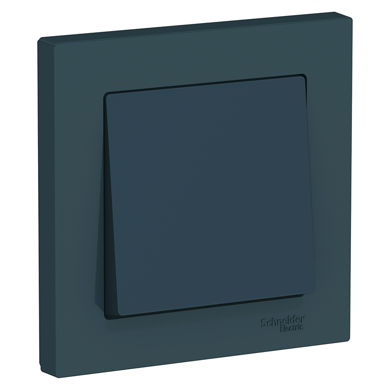 Выключатель Systeme Electric AtlasDesign Изумруд 1-клавишный сх.1, 10АХ, в сборе