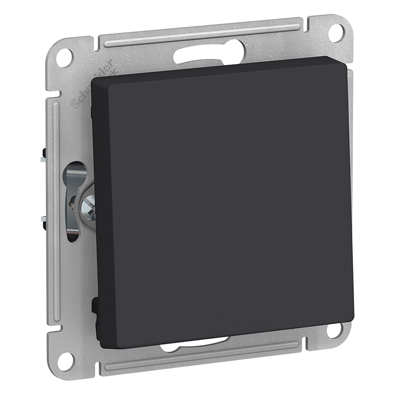 Выключатель Systeme Electric 1-кл. СП AtlasDesign 10А IP20 (сх. 1) 10AX механизм карбон SE ATN001011 купить с доставкой по РФ