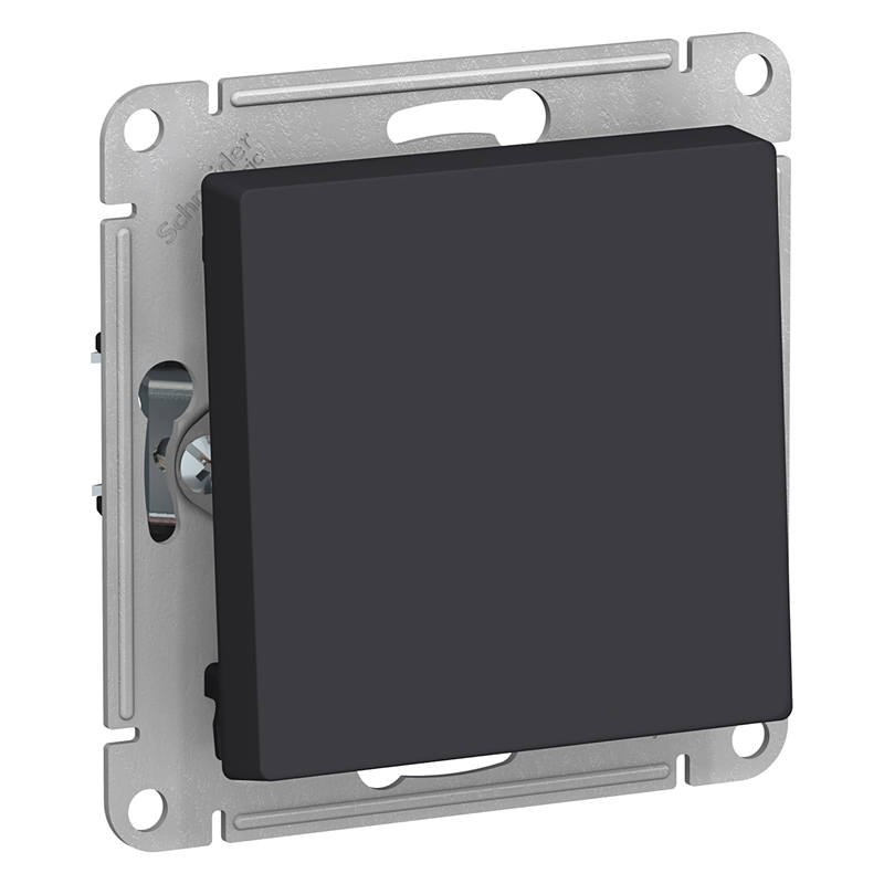 Выключатель Systeme Electric 1-кл. СП AtlasDesign 10А IP20 (сх. 1) 10AX с самовозвратом механизм карбон SE ATN001015