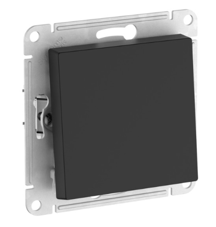 Выключатель с самовозвратом Systeme Electric ATLASDESIGN, сх.1, 10АХ, быстрозажимные клеммы, карбон