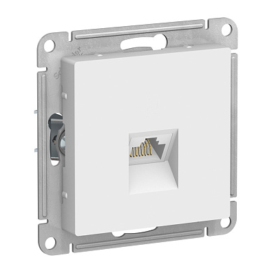 Розетка компьютерная Systeme Electric AtlasDesign RJ45 кат.5E механизм лотос