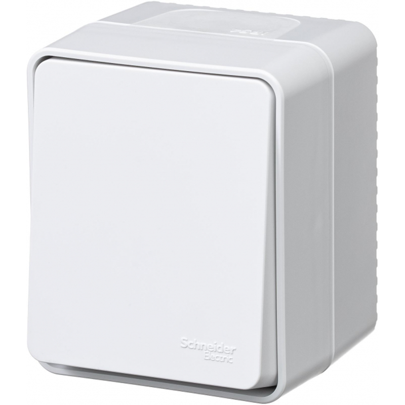 Выключатель Systeme Electric AtlasDesign Profi54 одноклавишный IP54 10 АХ, БЕЛЫЙ