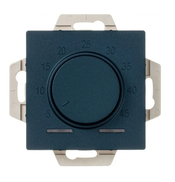 Терморегулятор и термостат Systeme Electric Systeme Electric AtlasDesign Изумруд Термостат электрон. теплого пола с датчиком, 10A, механизм