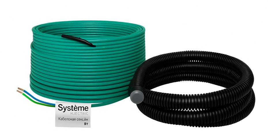 Секция кабельная Systeme Electric (теплый пол) 18 Вт/м, 504 Вт, 28 м