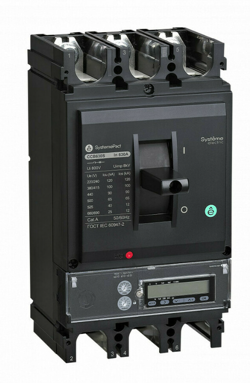 Выключатель автоматический SYSTEMEPACT CCB400 36KA 3P3D S5.3E 400 A рычаг