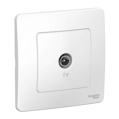 Розетка телевизионная TV СП Systeme Electric Blanca коннектор белый