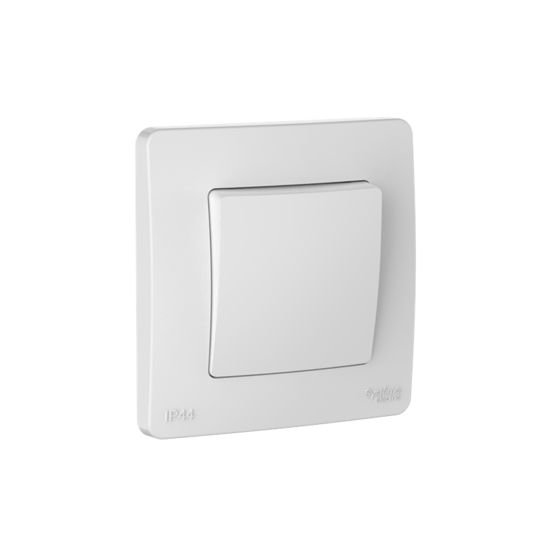 Выключатель Systeme Electric BLANCA С/У IP44 1-клавишный (сх.6), 10AX, 250В, БЕЛЫЙ