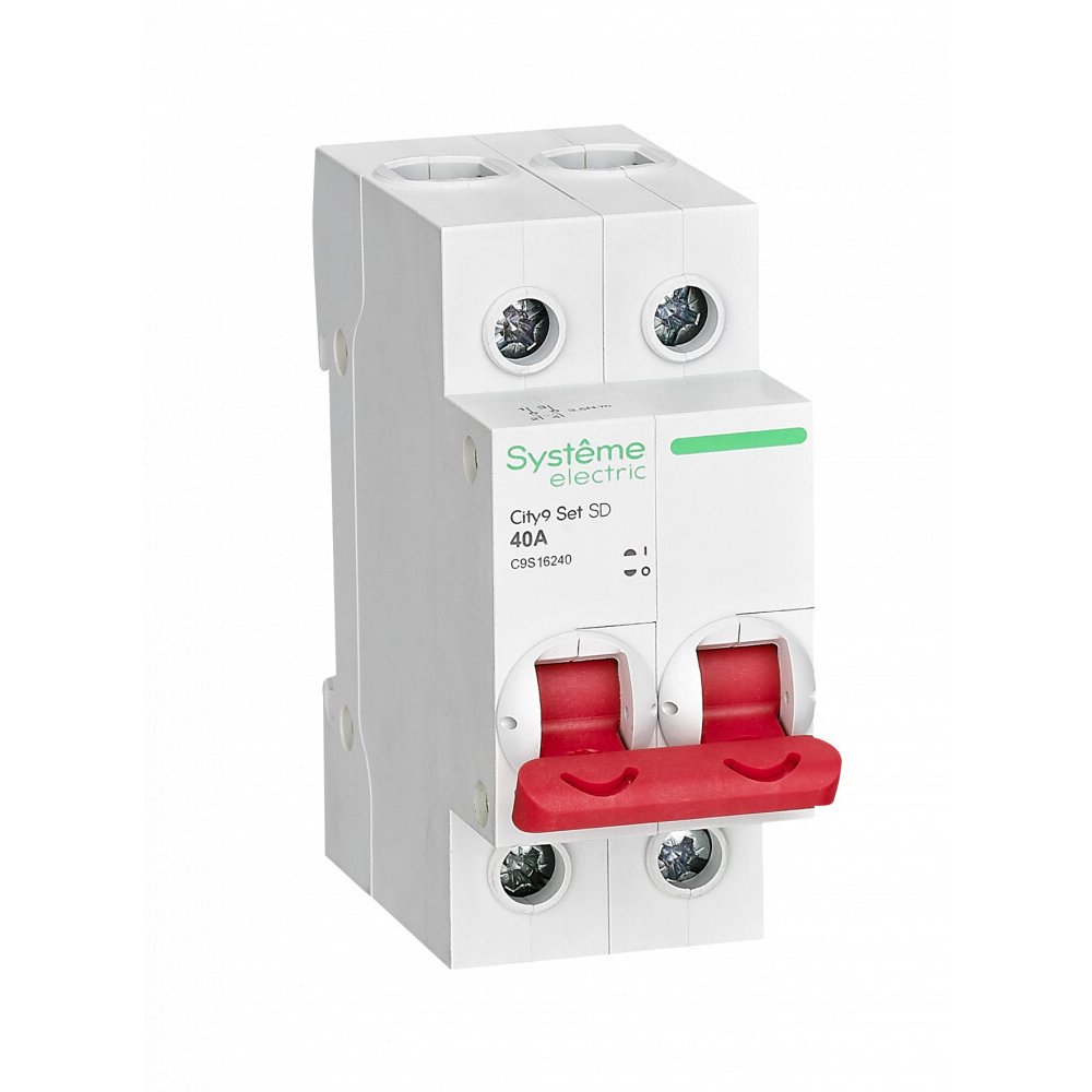 Выключатель нагрузки (ВН) Systeme Electric 2P 40А 400В City9 Set