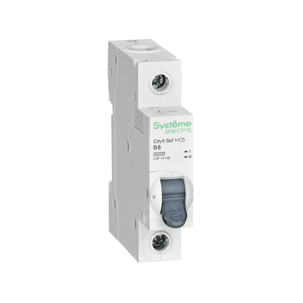 Выключатель автоматический однополюсный Systeme Electric 10А B 4.5kA 230В City9 Set купить с доставкой по РФ