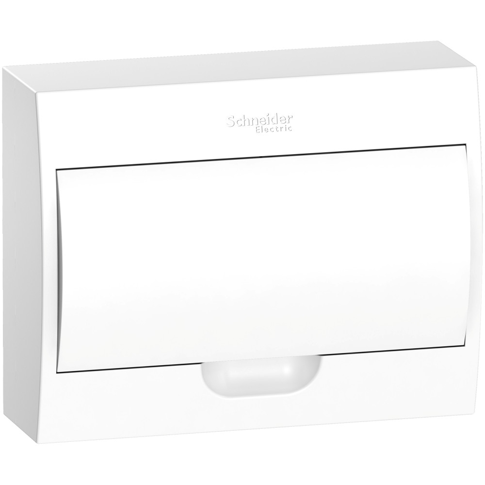Бокс настенный Systeme Electric 1ряд/12 модулей с белой дверью (с клеммами) IP40 EASY 9 EZ9E112P2SRU