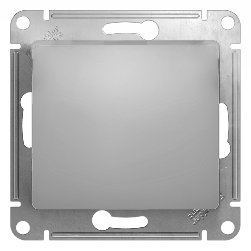 Переключатель проходной Systeme Electric 1-кл. СП Glossa 10А IP20 (сх. 6) 10AX механизм алюм. SE GSL000361