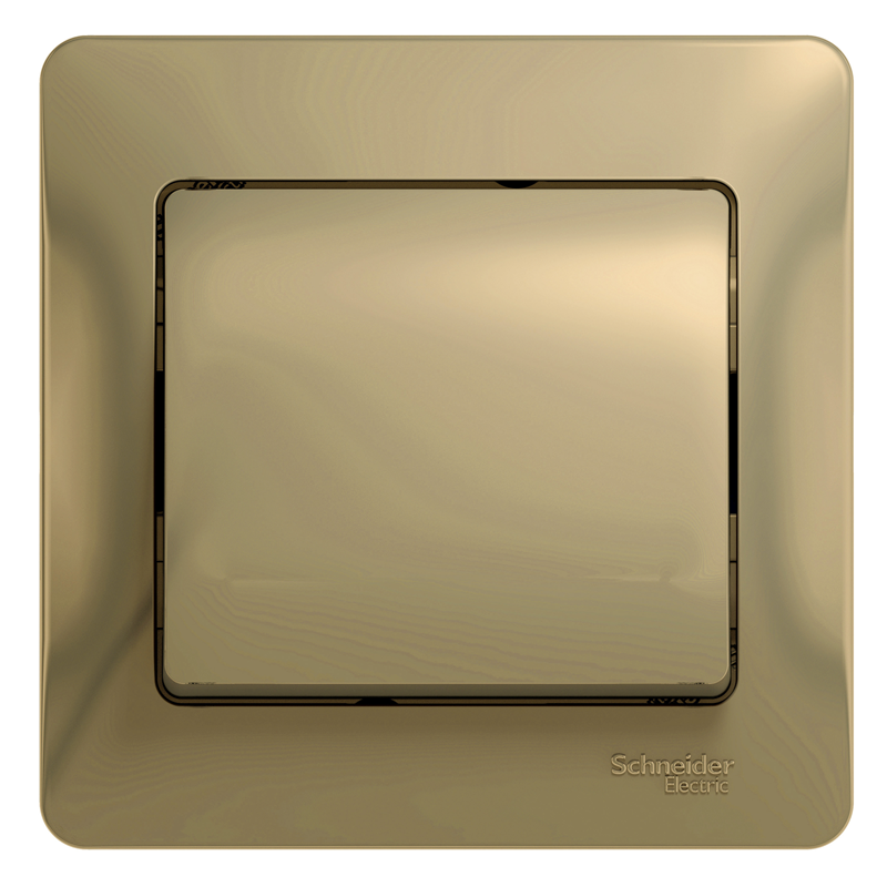 Выключатель Systeme Electric 1-кл. СП Glossa 10А IP20 (сх. 1) 10AX в сборе титан SE GSL000412