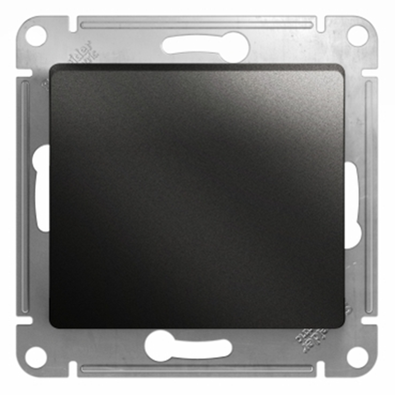 Выключатель Systeme Electric 1-кл. СП Glossa 10А IP20 (сх. 1) 10AX механизм антрацит SE GSL000711