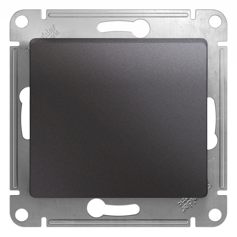 Выключатель Systeme Electric Glossa Графит 1-клавишный, сх.6,10AX