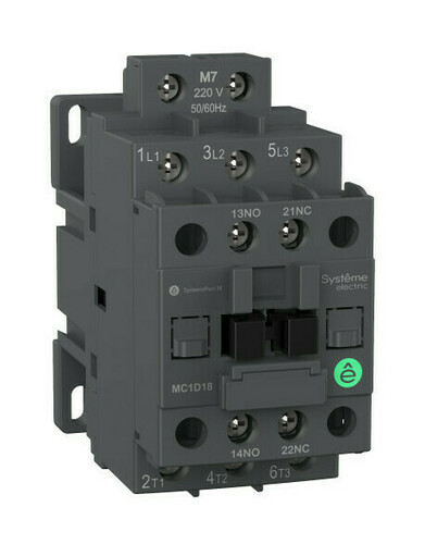 Контактор Systeme Electric MC1D 3п 12А 220В AC купить с доставкой по РФ