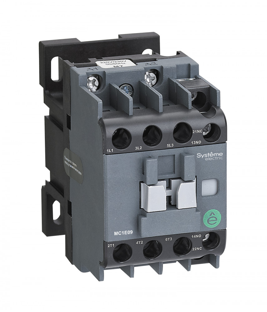 Контактор Systeme Electric MC1E 3P 9A НО+НЗ 110V 50/60ГЦ