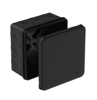 Коробка распределительная Systeme Electric MultiBox с мембранными вводами IP66 100х100х50 Черная купить с доставкой по РФ