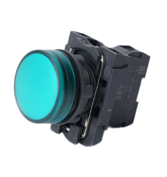 Лампа светосигнальная Systeme Electric SB5 d22мм 24В DC зеленая в сборе