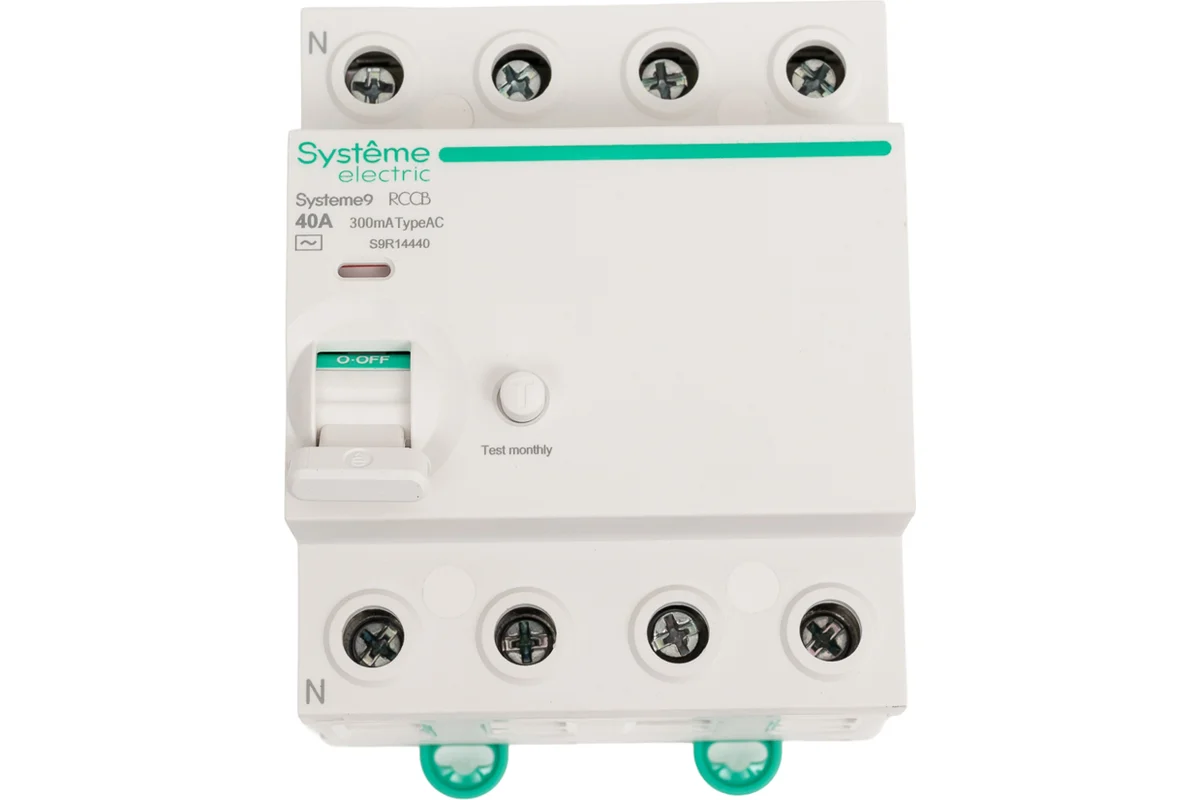 Устройство защитного отключения Systeme Electric 40A 4P 30мА Тип-AC 400В