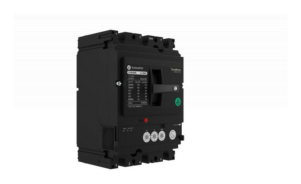Автоматический выключатель Systeme Electric SystemPact CCB100 50кА 3P3D S5.2E 40A купить с доставкой по РФ