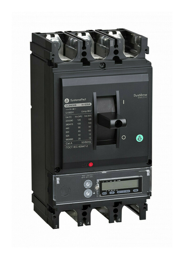 Автоматический выключатель Systeme Electric SystemPact CCB400 50кА 3P3D S5.3E 400А купить с доставкой по РФ