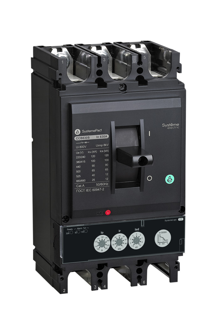Автоматический выключатель Systeme Electric SystemePact CCB630 50кA 3P3D TMD600 купить с доставкой по РФ