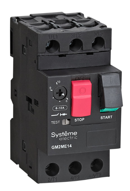 Выключатель автоматический защиты электродвигателя Systeme Electric GM2ME 2.5-4.0A комб. расцепитель кноп. упр. (GV2ME08)
