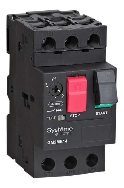 Выключатель автоматический защиты электродвигателя Systeme Electric GM2ME 9-14A комб. расцепитель кноп. упр. (GV2ME16)