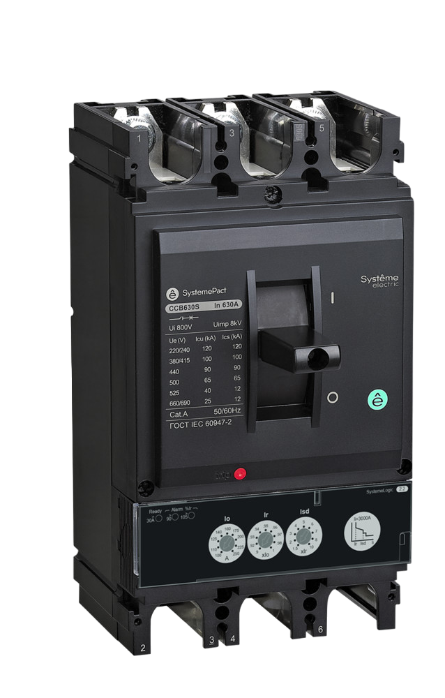 Выключатель автоматический Systeme Electric SYSTEMEPACT CCB400 50кА 3P3D S2.3 400А рычаг купить с доставкой по РФ