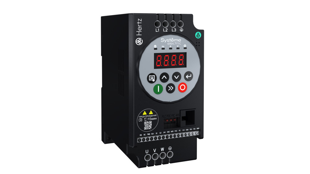 Преобразователь частоты Systeme Electric stv050 2.2квт 380в эмс с3 + led панель оператора se
