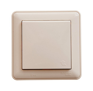 Розетка 1-м СП Systeme Electric W59 Aqua 16А IP44 с заземлением защитные шторки в сборе слоновая кость купить с доставкой по РФ