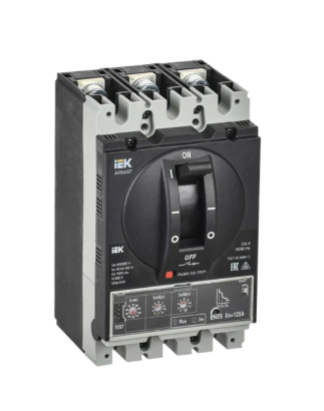 ARMAT Авт. выкл. лит. корпус 3P A 50кА 125А эл. пр. IEK