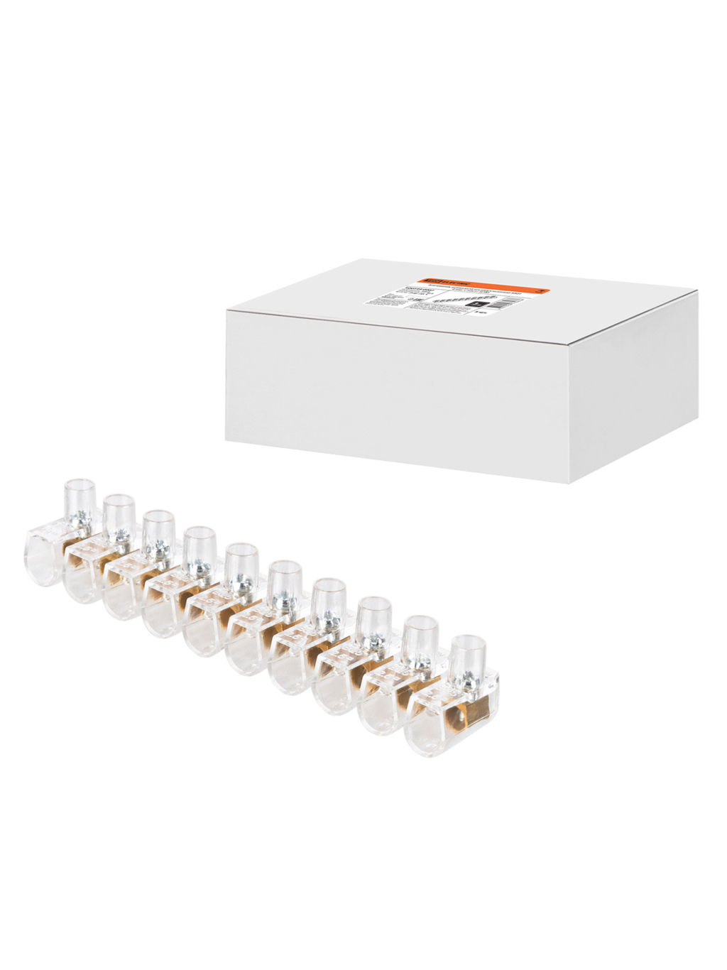 Клеммник концевой изолированный TDM ELECTRIC ККИ 2,5 мм2 10х1