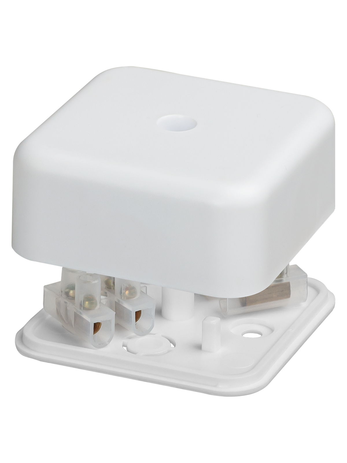 Коробка распаячная TDM КР 50х50х20 ОП белая, IP40, с клем. колодкой, инд. штрихкод