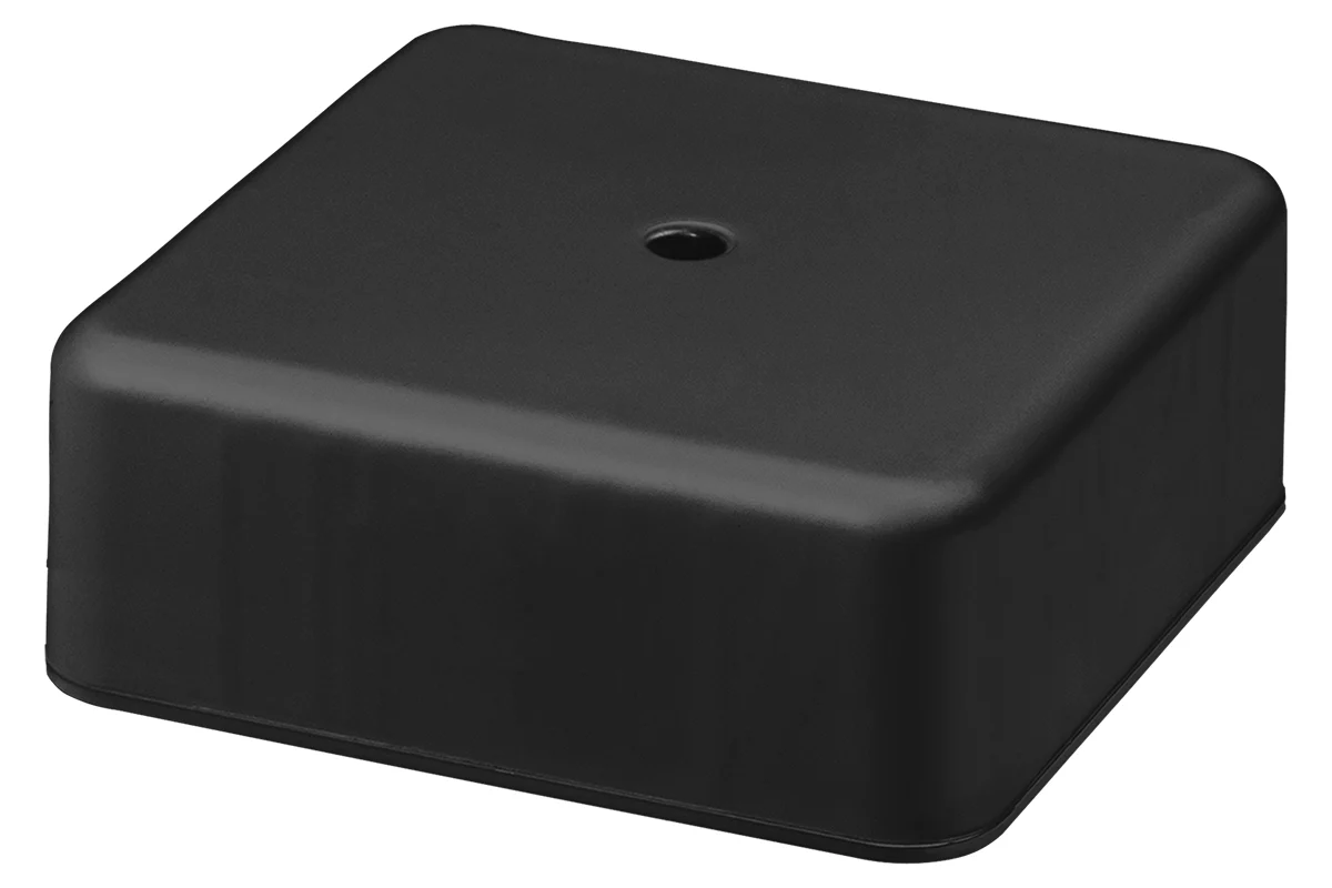 Коробка распаячная TDM КР 75х75х28 ОП черная, IP40, инд. штрихкод