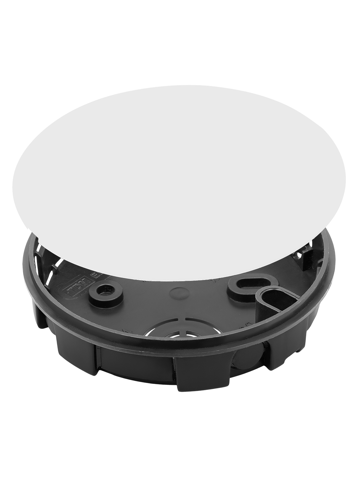 Монтажная коробка TDM У194 СП D75х15мм, крышка