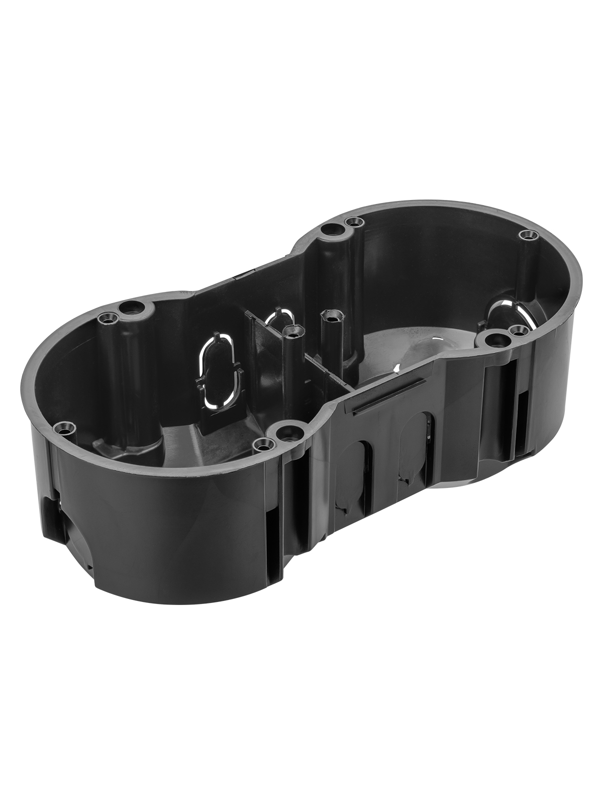 Установочная коробка TDM СП 2-х местная, 141х70х45мм, саморезы, IP20, инд. штрихкод