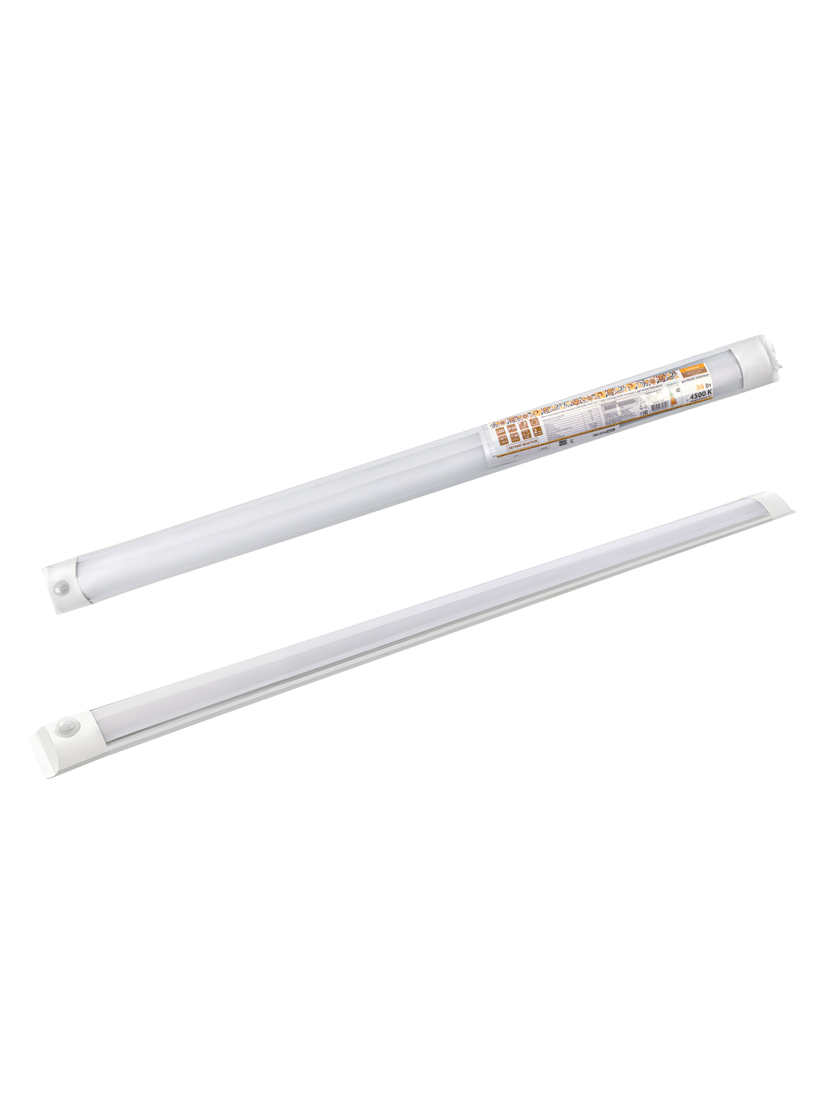 Светодиодный светильник TDM ELECTRIC Народный LED ДПО 3017 36Вт 3200лм 4500К Компакт с датчиком
