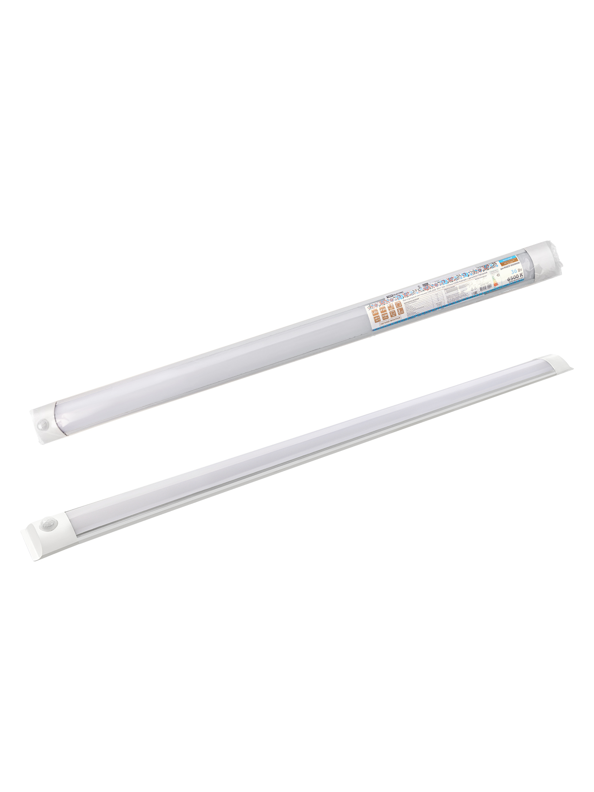 Светодиодный светильник TDM ELECTRIC Народный LED ДПО 3017 36Вт 3200лм 6500К Компакт с датчиком