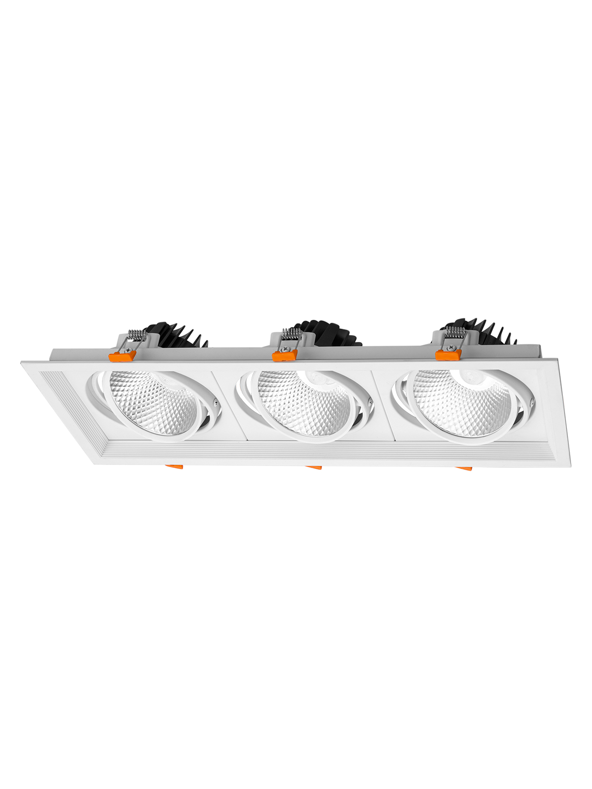 Светильник TDM ELECTRIC встраиваемый карданный "Фокус-1" LED CSL-01-3x11-NW 33 Вт, 35°, 4000 К, 80 Ra, IP20 купить с доставкой по РФ